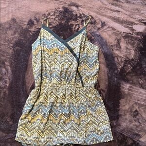 Chevron Patterned romper